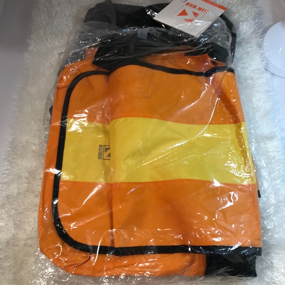 Kik'ker Messenger Bag, Grey & Orange, New w/Tags, - Picture 5 of 5